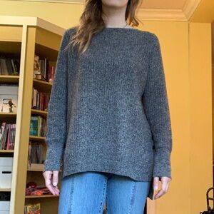 Gray Nordstrom 100% Cashmere Women's Sweater